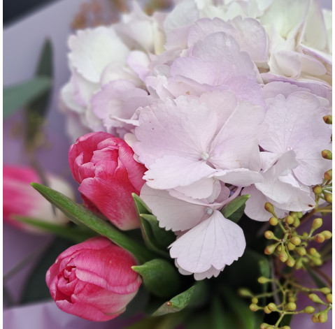 Букет Розовое облако 3 доставка цветов