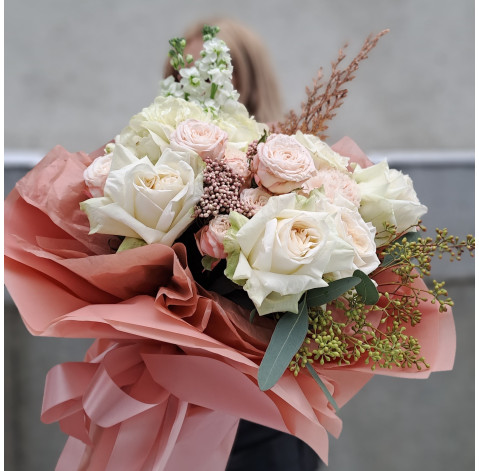 Букет Крем 3 доставка квітів