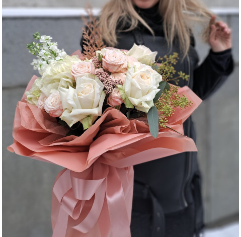 Букет Крем 4 доставка квітів