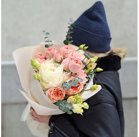 Букет Рожеві відблиски 4 доставка квітів