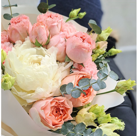 Букет Рожеві відблиски 6 доставка квітів