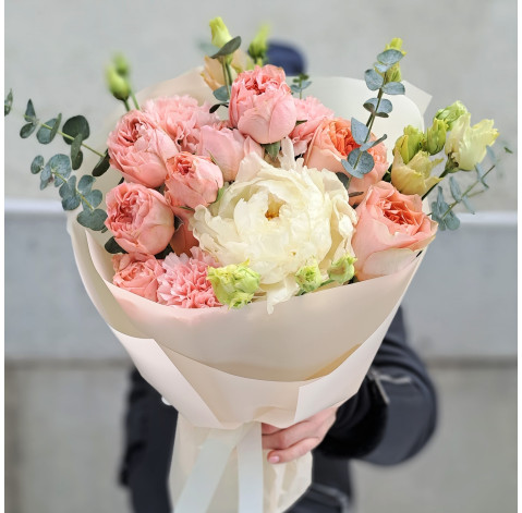 Букет Рожеві відблиски 2 доставка квітів