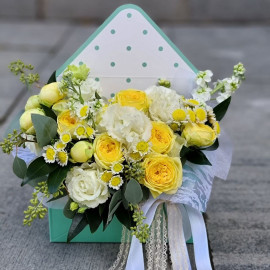 Composition Sunny mood Flower delivery Composition Sunny mood Flower delivery