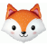 Balloon Fox 1 Flower delivery foreshortening