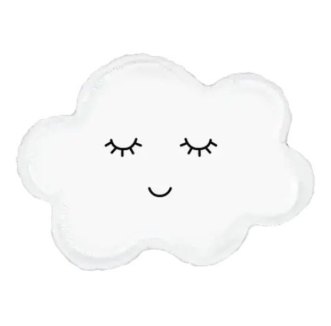 Balloon Cloud white/pink/blue 1 Flower delivery