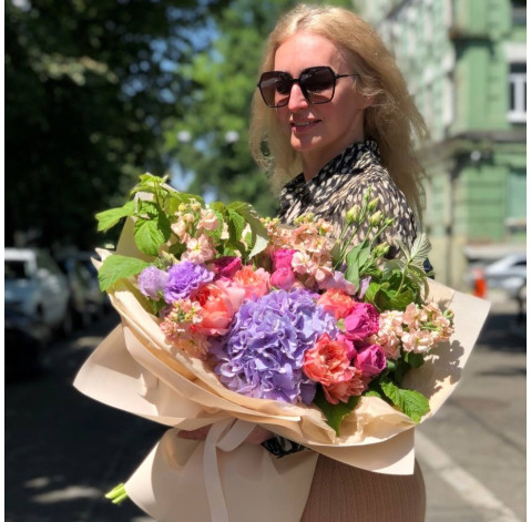 Букет Летний поцелуй 2 доставка цветов