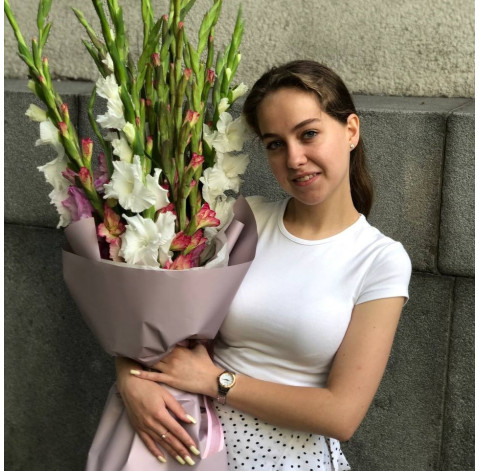 Bouquet of 25 gladiolus mix 1 Flower delivery