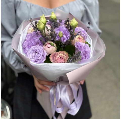 Букет Лавандовий фіолет 2 доставка квітів