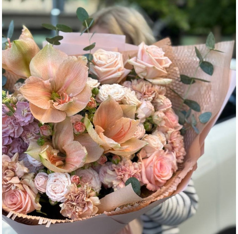 Bouquet Morning in the peach garden 5 Flower delivery
