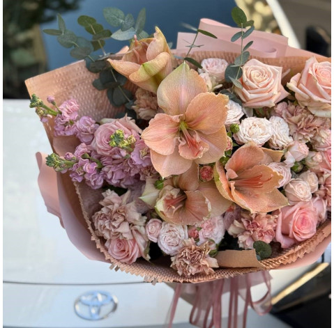 Bouquet Morning in the peach garden 4 Flower delivery