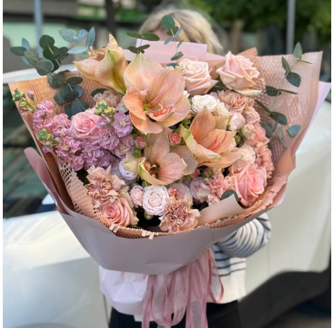 Bouquet Morning in the peach garden 3 Flower delivery