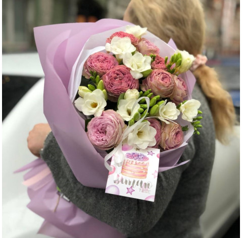 Bouquet Lilac veil 1 Flower delivery