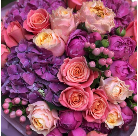Букет Фіолетовий Блік 3 доставка квітів