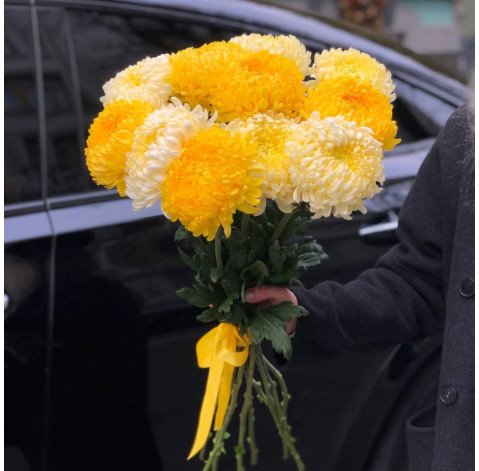 Bouquet 11 chrysanthemums mix 3 Flower delivery