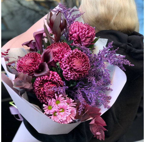 Букет Затишок 2 доставка квітів