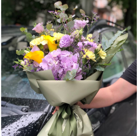 Букет Пурпурний захід сонця 2 доставка квітів