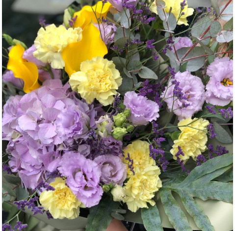 Букет Пурпурний захід сонця 3 доставка квітів