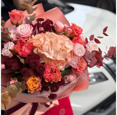 Букет Пряный глинтвейн 3 доставка цветов