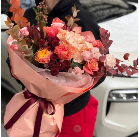 Букет Пряный глинтвейн 2 доставка цветов