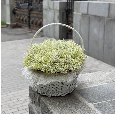 Basket of lilies of the valley 3 Flower delivery