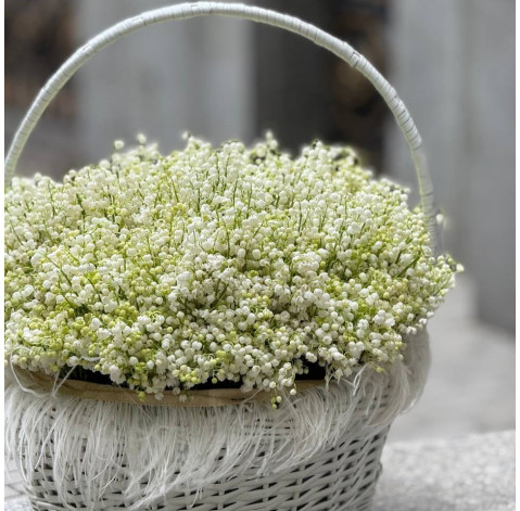 Basket of lilies of the valley 5 Flower delivery