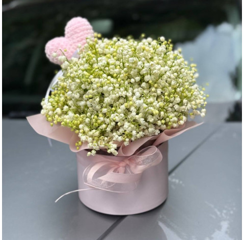 Квіткова композиція Ароматне серце 2 доставка квітів