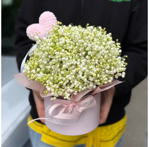 Квіткова композиція Ароматне серце 3 доставка квітів