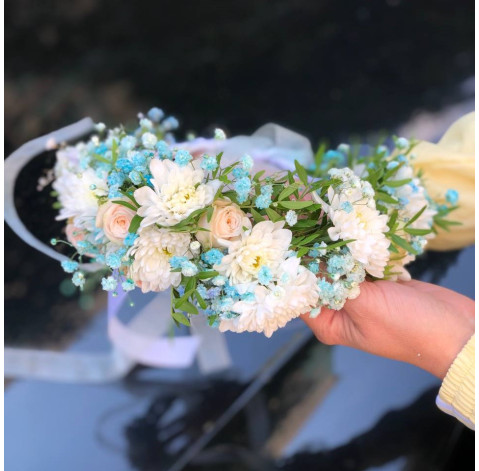 Свадебный венок 5 доставка цветов