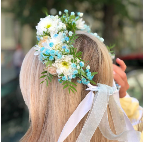 Свадебный венок 2 доставка цветов