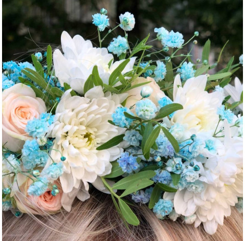 Свадебный венок 4 доставка цветов