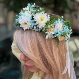 Весільний вінок доставка квітів Весільний вінок доставка квітів