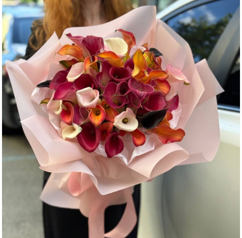 Bouquet 51 calla mix 1 Flower delivery