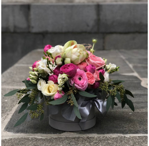 Цветочная композиция Утро в Париже 2 доставка цветов