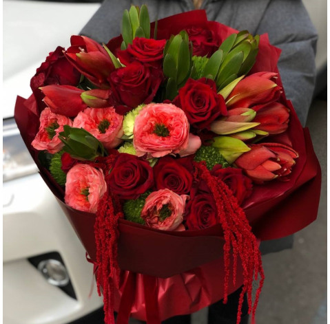 Bouquet Flaming Heart 2 Flower delivery