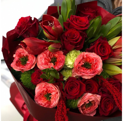 Bouquet Flaming Heart 3 Flower delivery