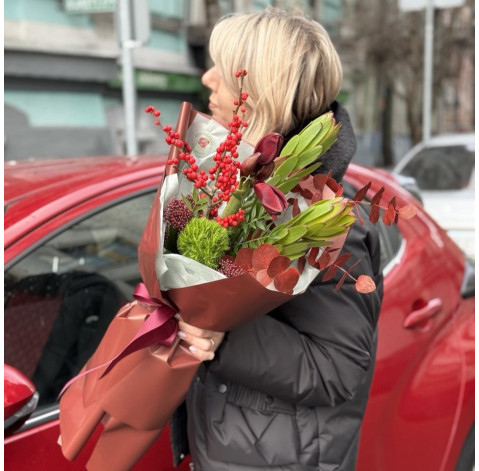 Букет Каберне 1 доставка цветов