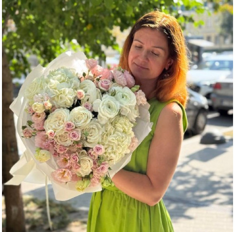 Букет Сердце ангела 1 доставка цветов