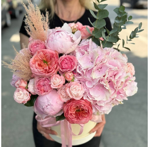 Квіткова композиція Захід сонця в Провансі 3 доставка квітів