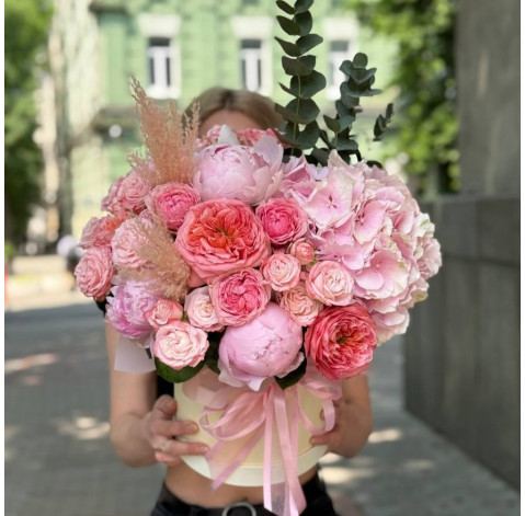 Квіткова композиція Захід сонця в Провансі 2 доставка квітів