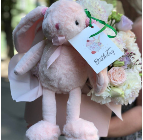 Квіткова композиція Плюш 2 доставка квітів