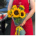 Bouquet of 5 sunflowers 2 Flower delivery foreshortening