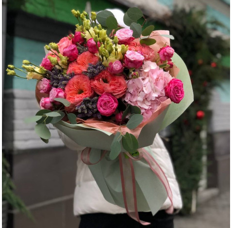 Букет Вогник кохання 1 доставка квітів