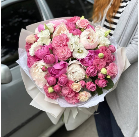 Букет Шепот пионов 1 доставка цветов