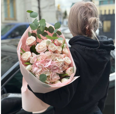 Bouquet Muslin Sunset 1 Flower delivery