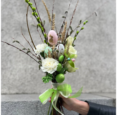 Пасхальный букет Светлая радость 1 доставка цветов