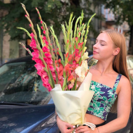 Bouquet 21 gladiolus mix Flower delivery