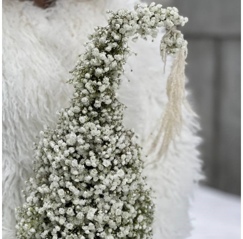 Новогодняя елочка с гипсофилы 4 доставка цветов