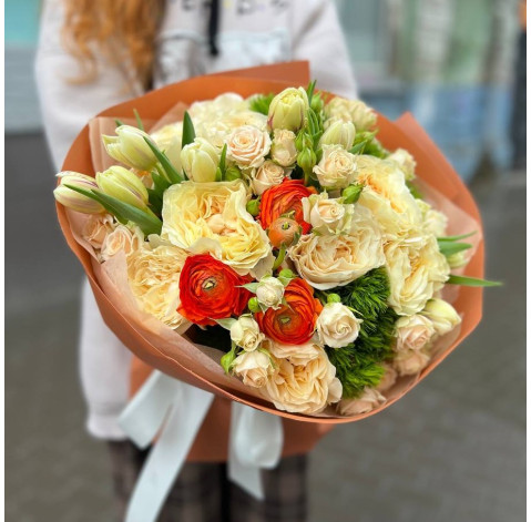 Букет Дотик сонця 1 доставка квітів