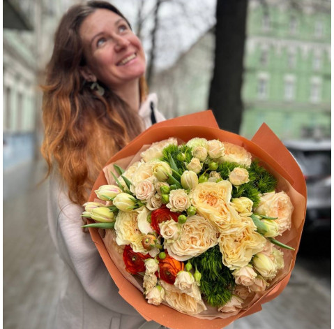 Букет Дотик сонця 2 доставка квітів