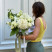 Flower arrangement Snow-White Veil 2 Flower delivery foreshortening